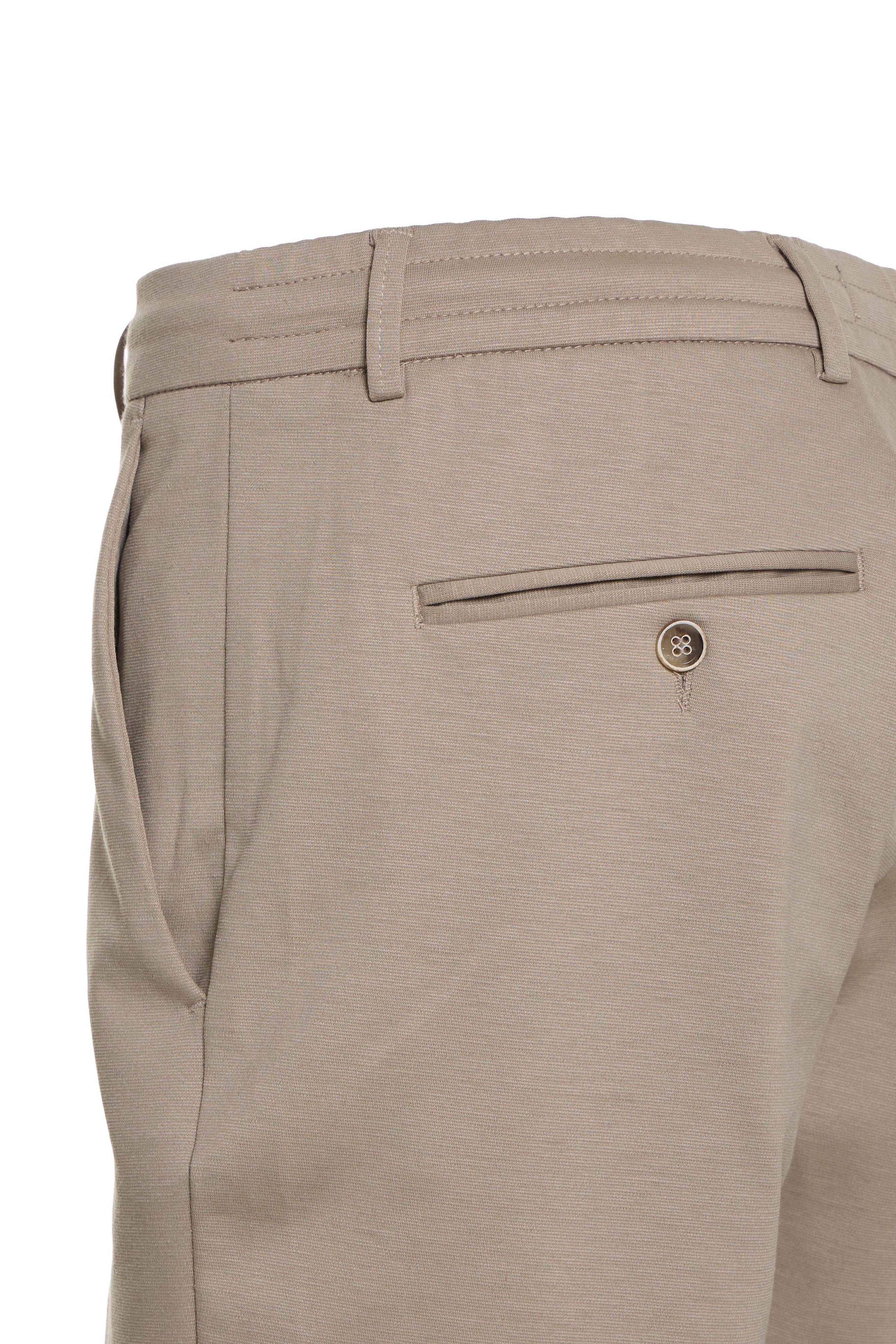 Beige Knit Travel Short