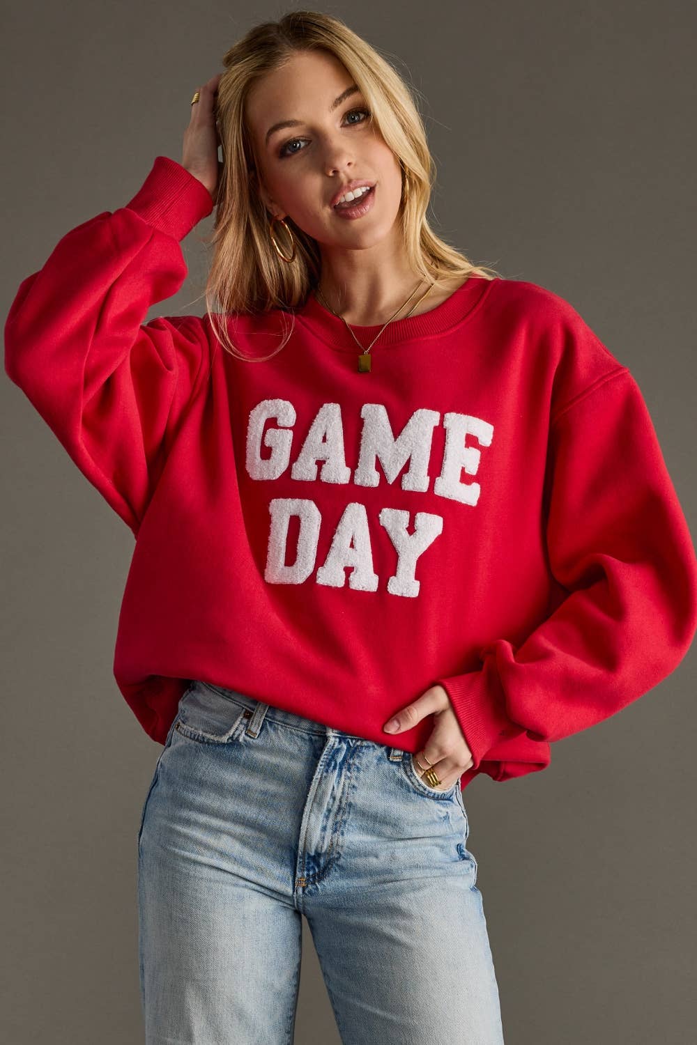 Red Game Day Sweatshirt