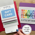 Teacher Appreciation Waterfall Gift Card Holder