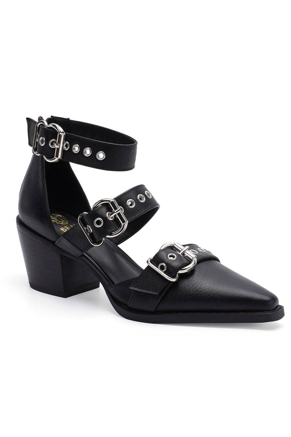 TESSA-02 Buckled Heeled Shoes