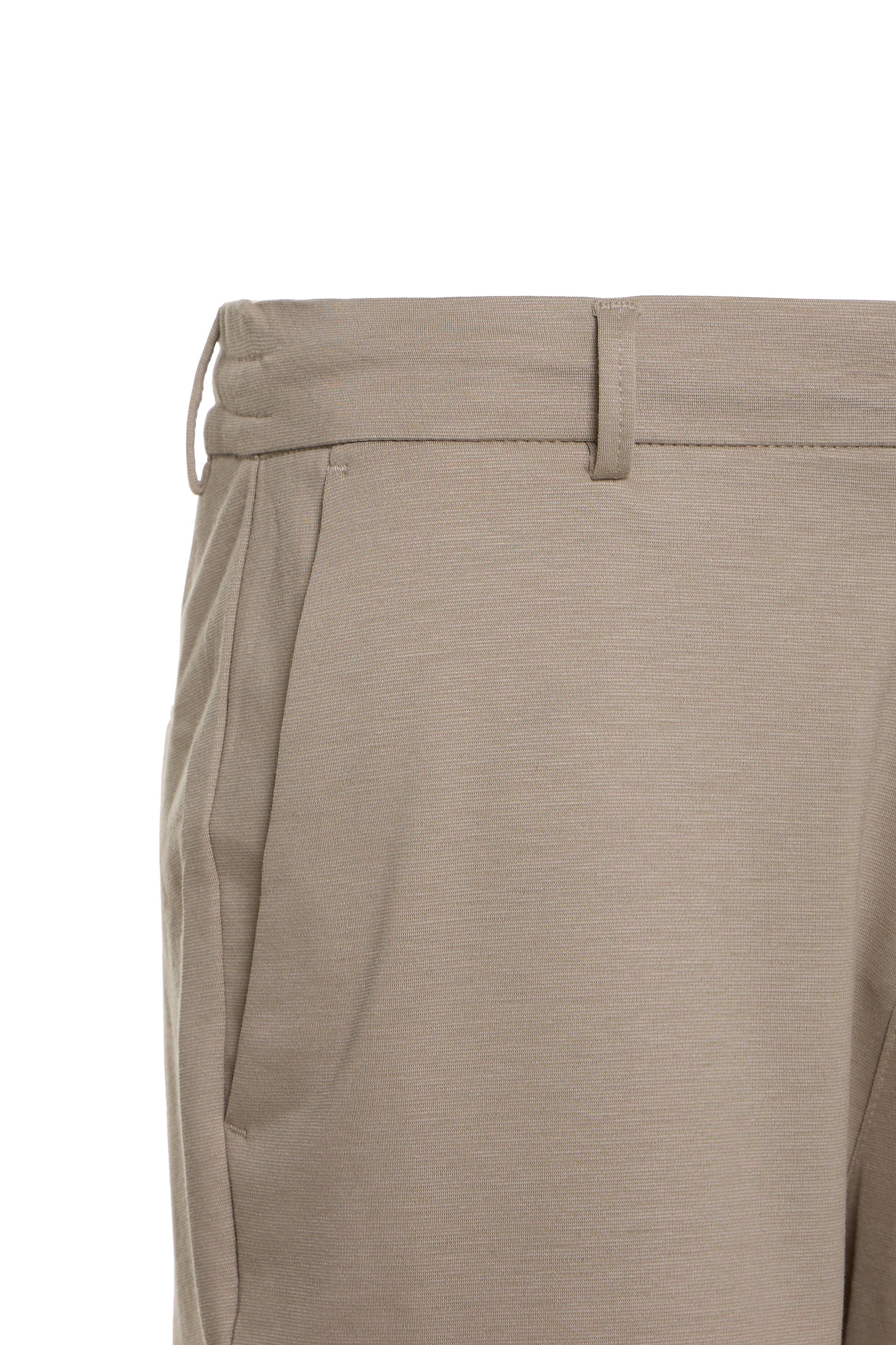 Beige Knit Travel Short