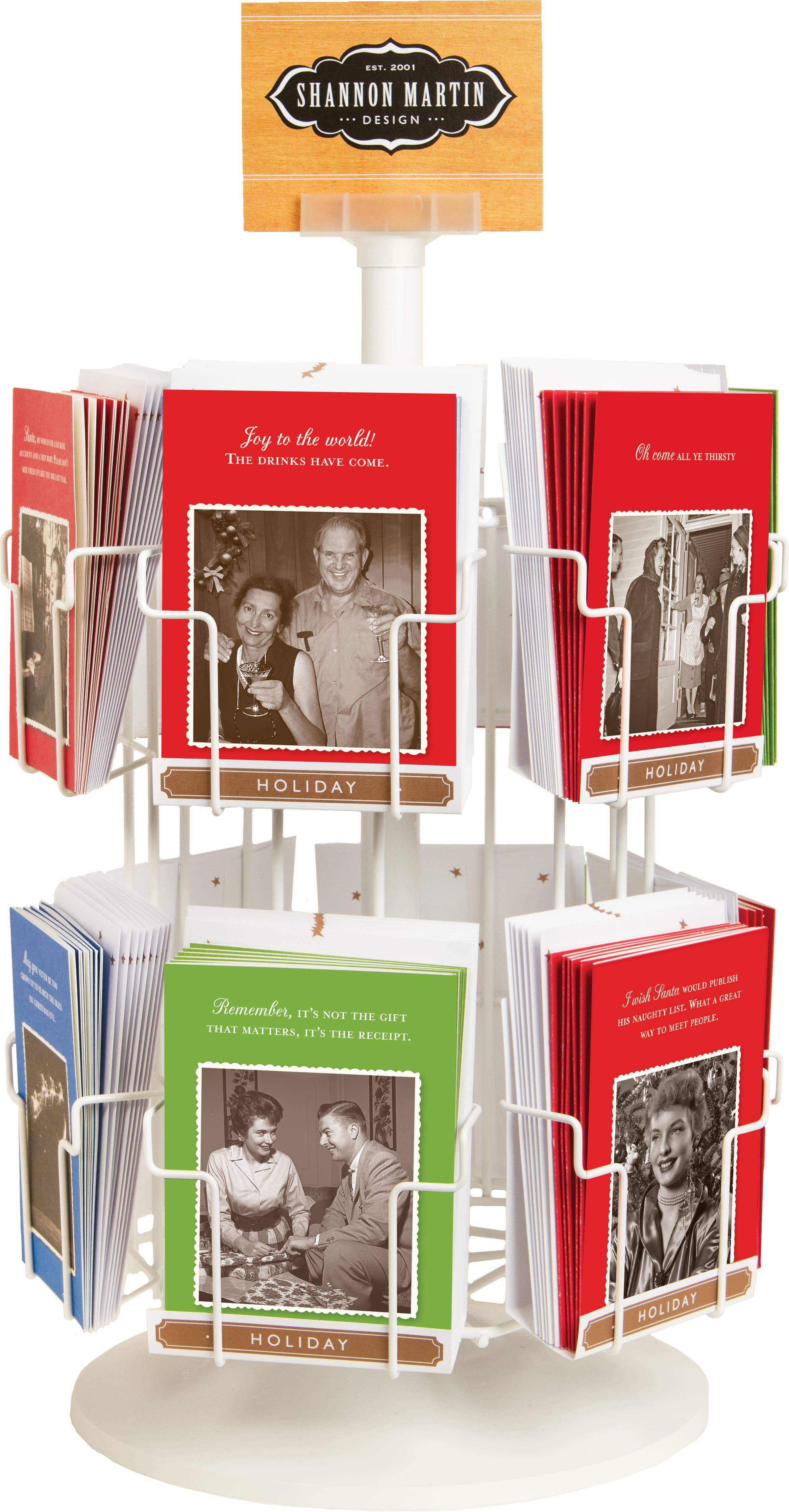Holiday Cards Countertop Display