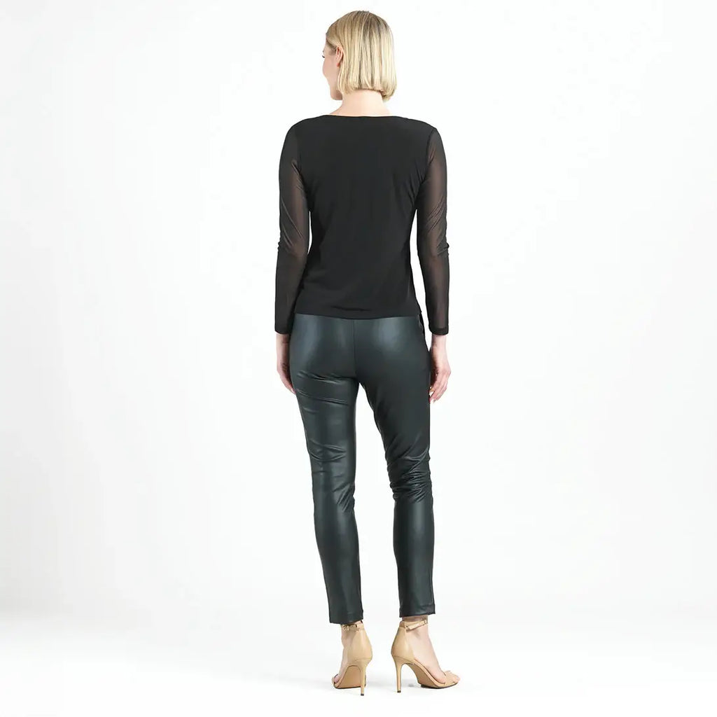 T77M - Long Mesh Sleeve Top