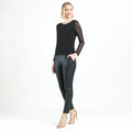 T77M - Long Mesh Sleeve Top