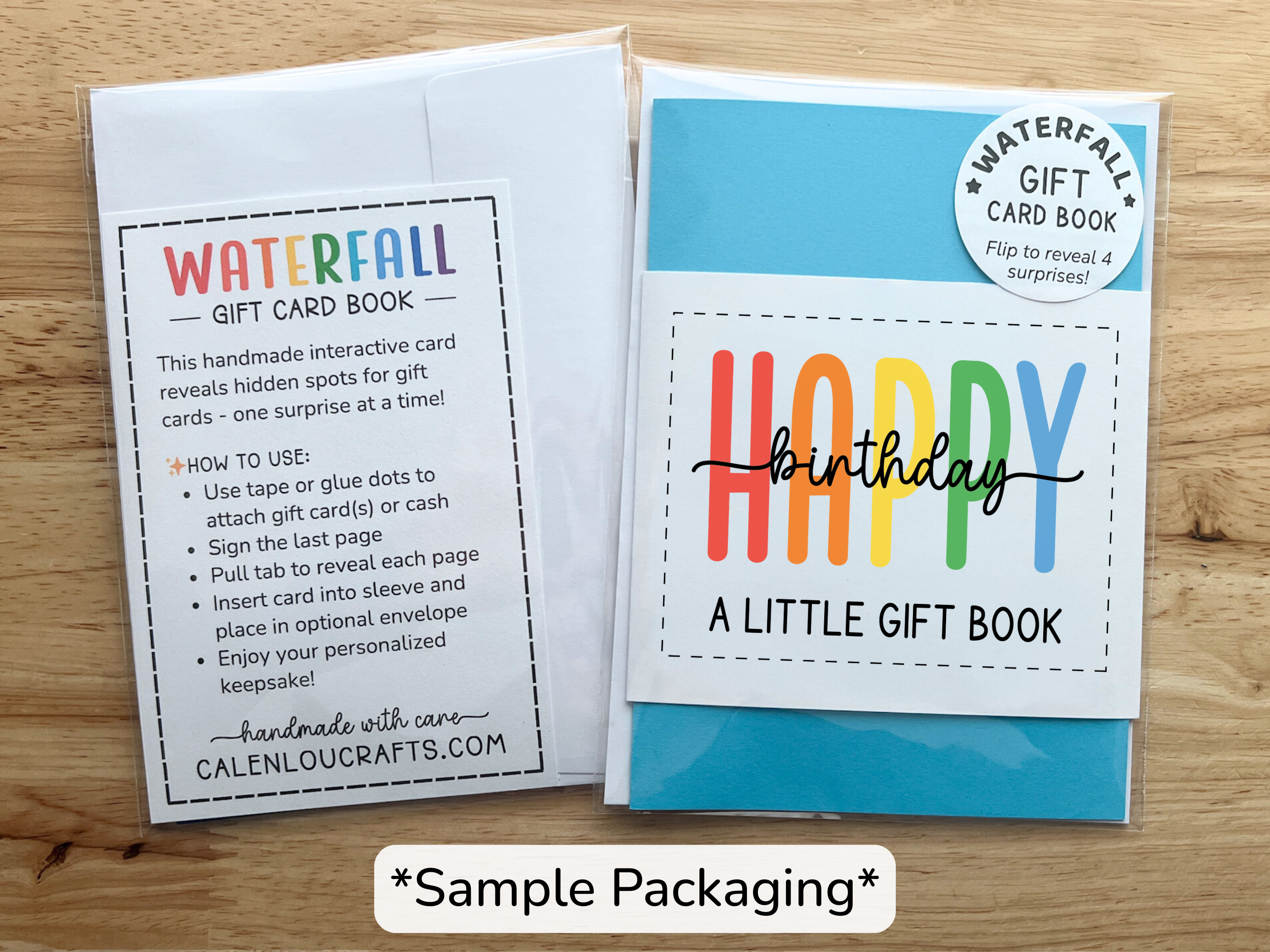 Graduation Waterfall Gift Card Holder