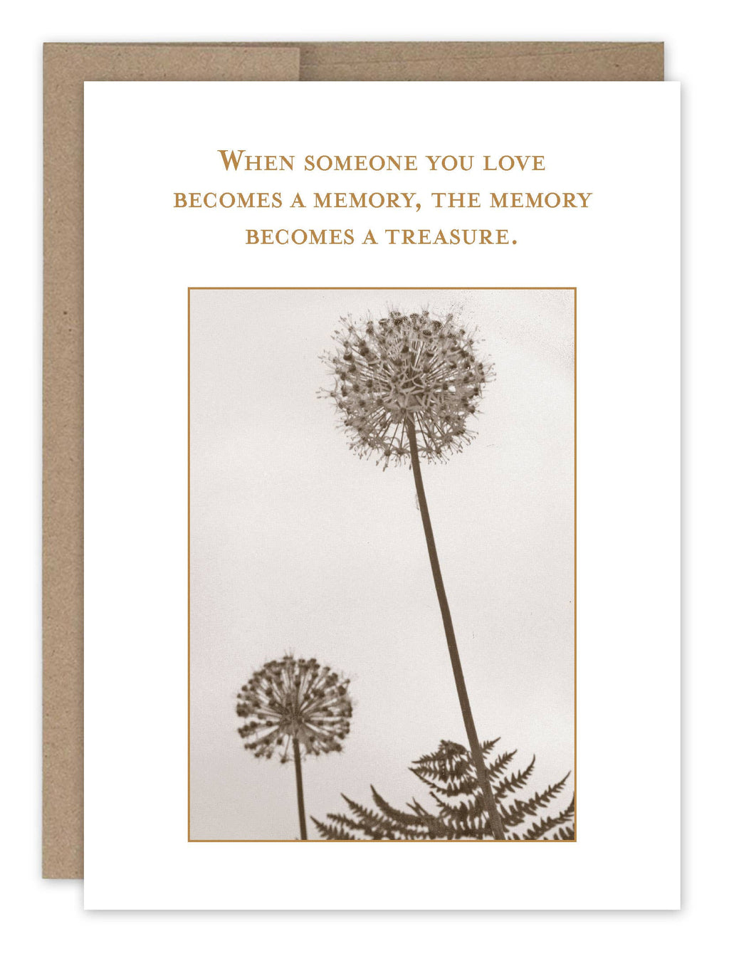 Memory Treasure Sympathy Card