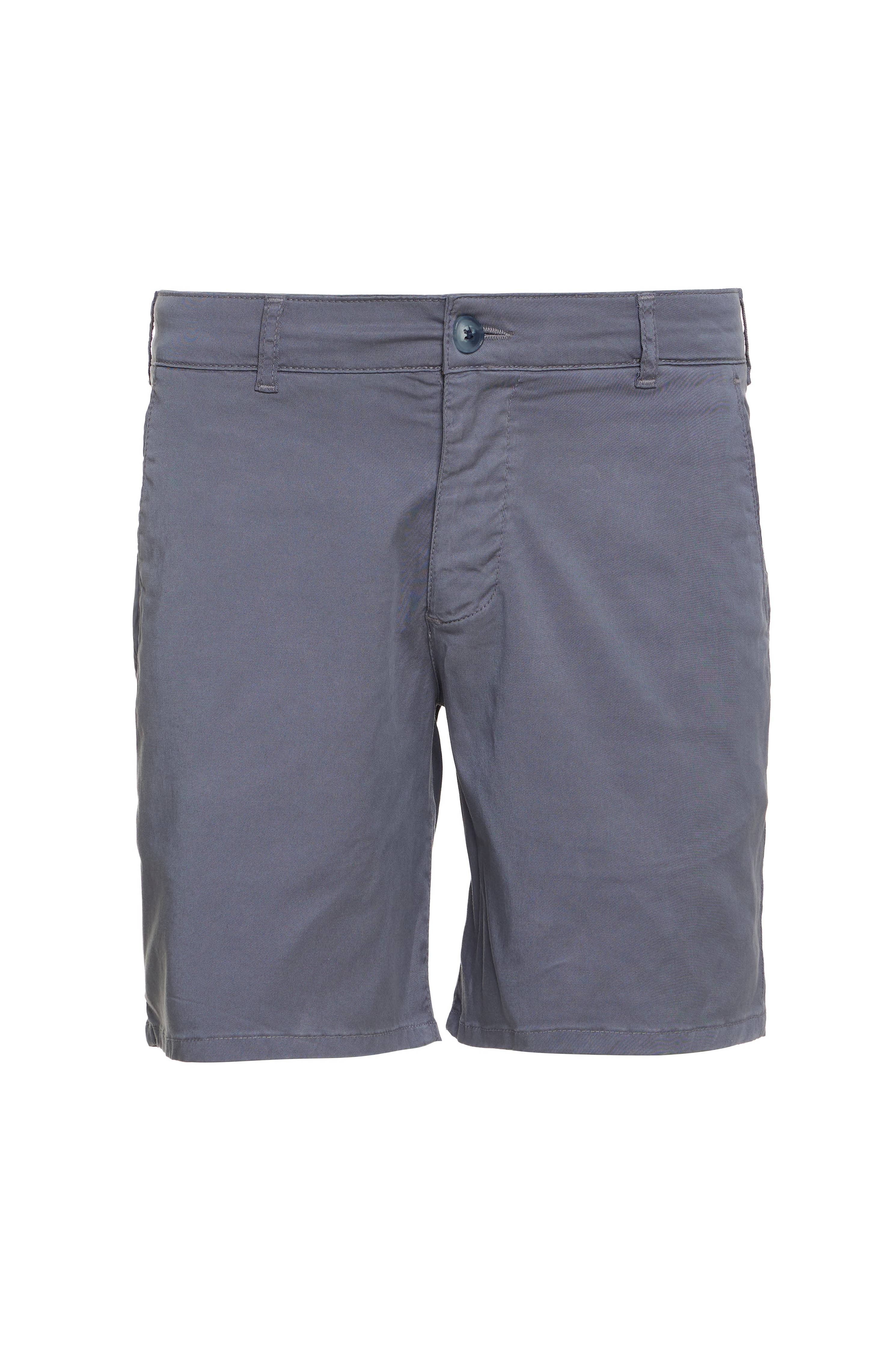 Blue Men's Chino 7 Inch Inseam Shorts