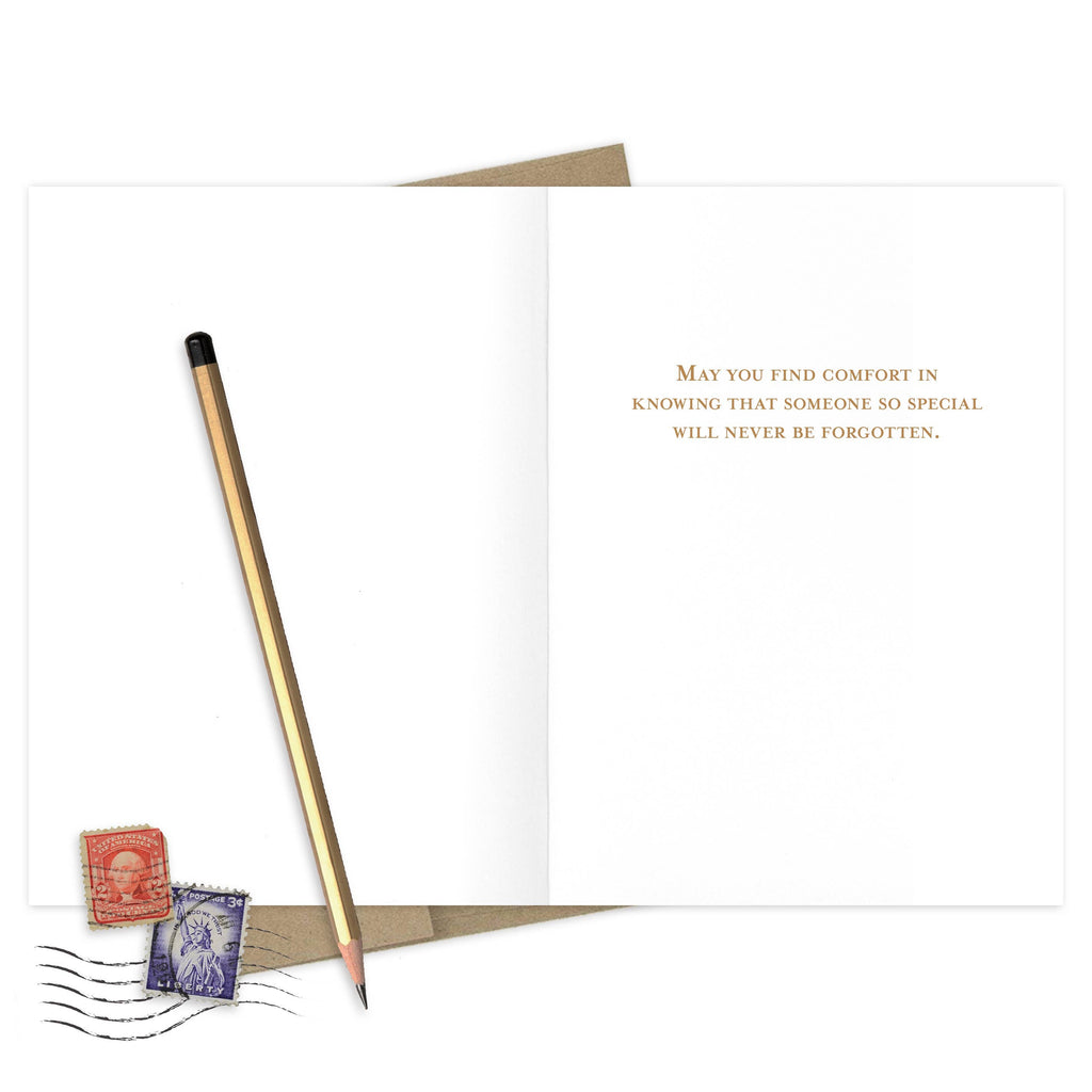 Walk Beside Us Sympathy Card