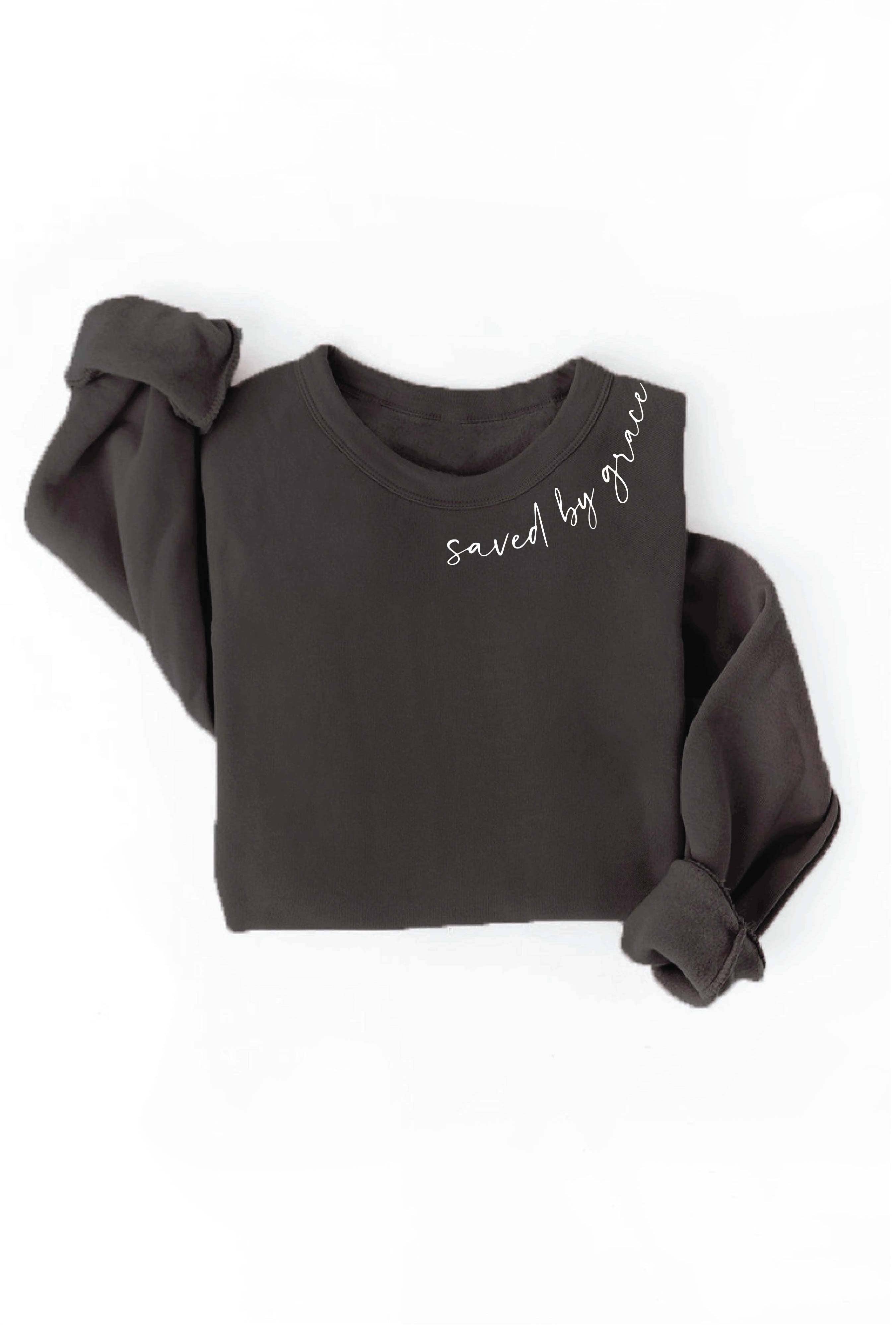 SAVED BY GRACE Graphic Sweatshirt