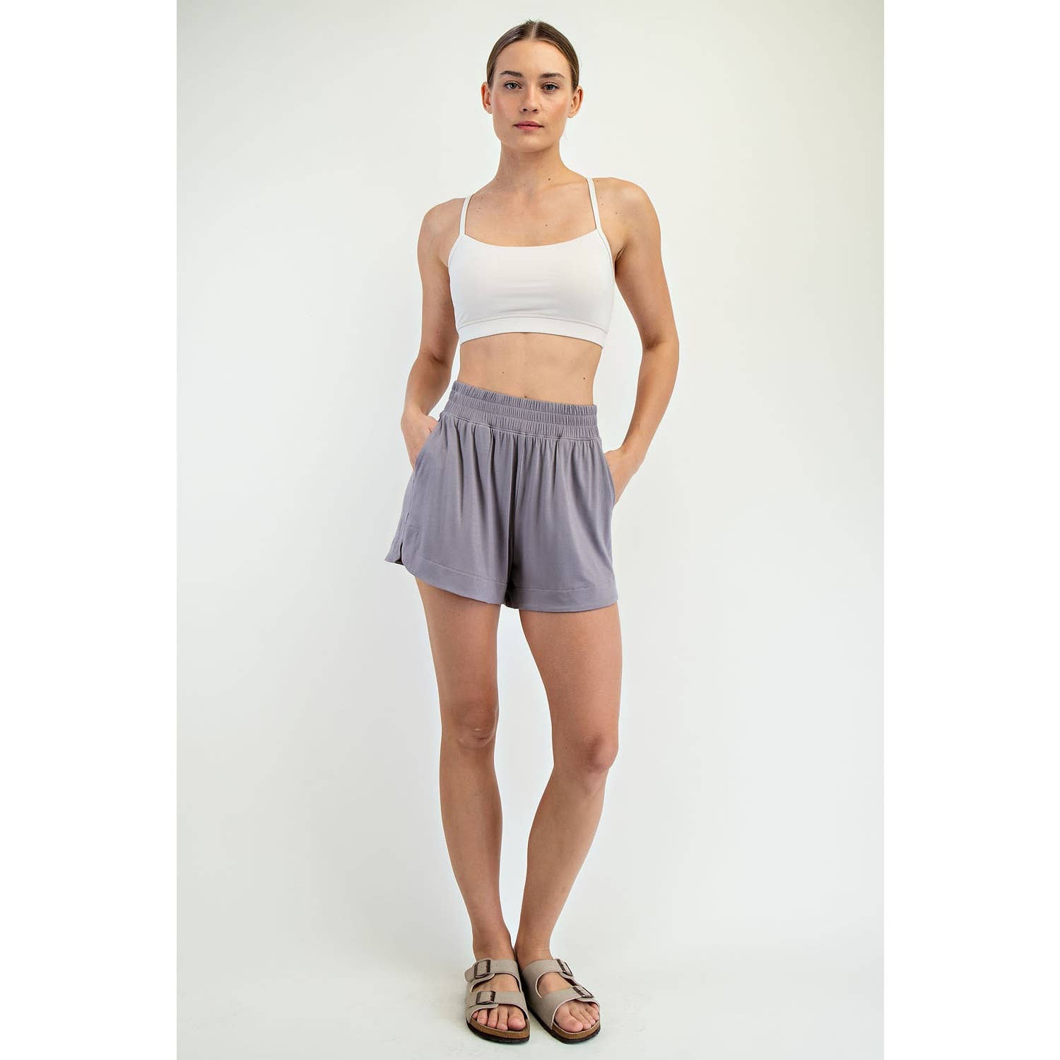 VISCOSE MODAL TULIP SHORT
