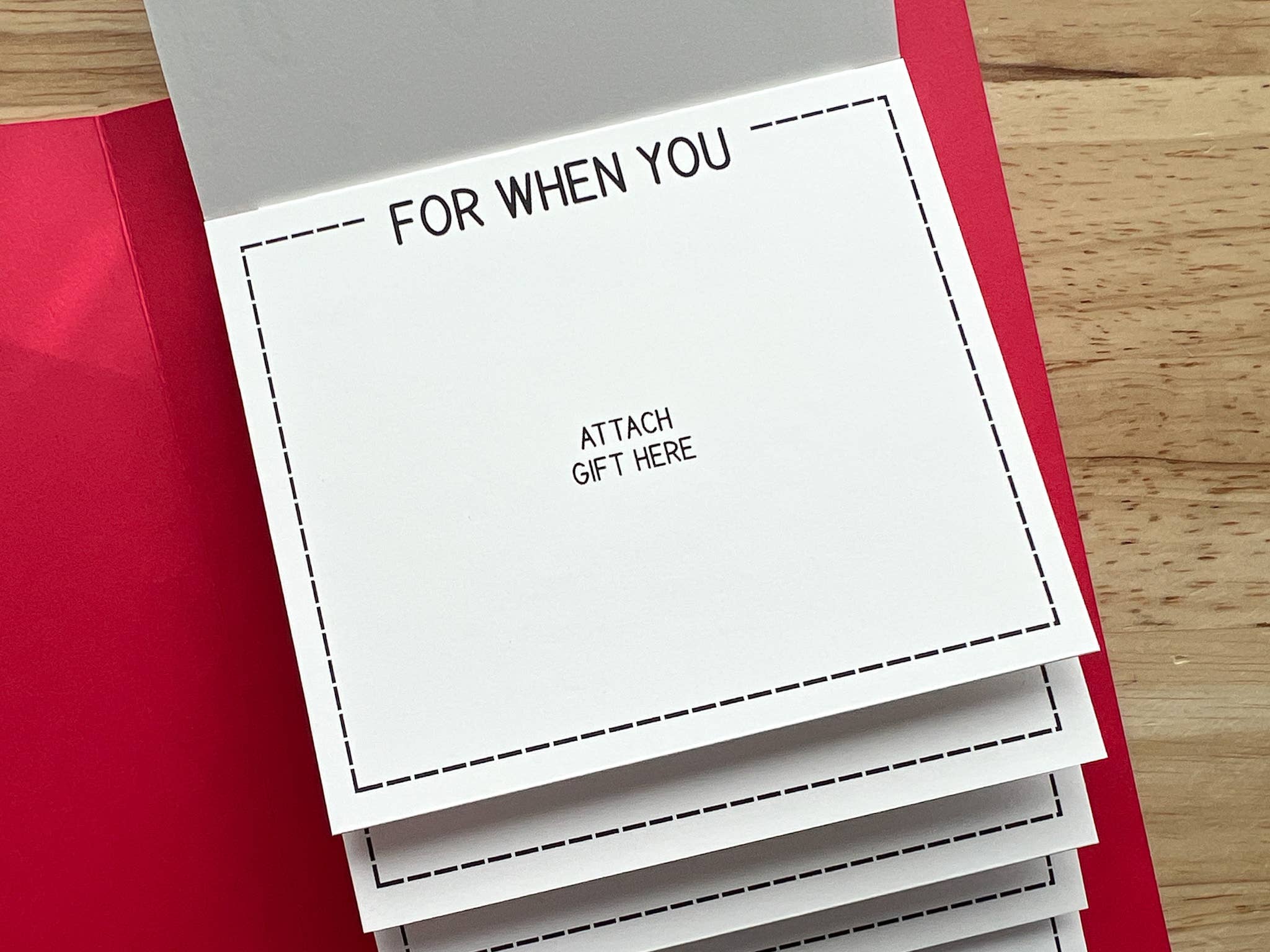 Birthday Waterfall Gift Card Holder