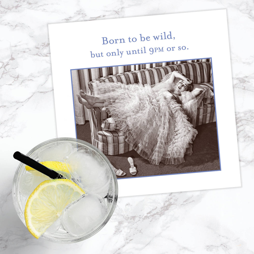Born To Be Wild Beverage Napkin