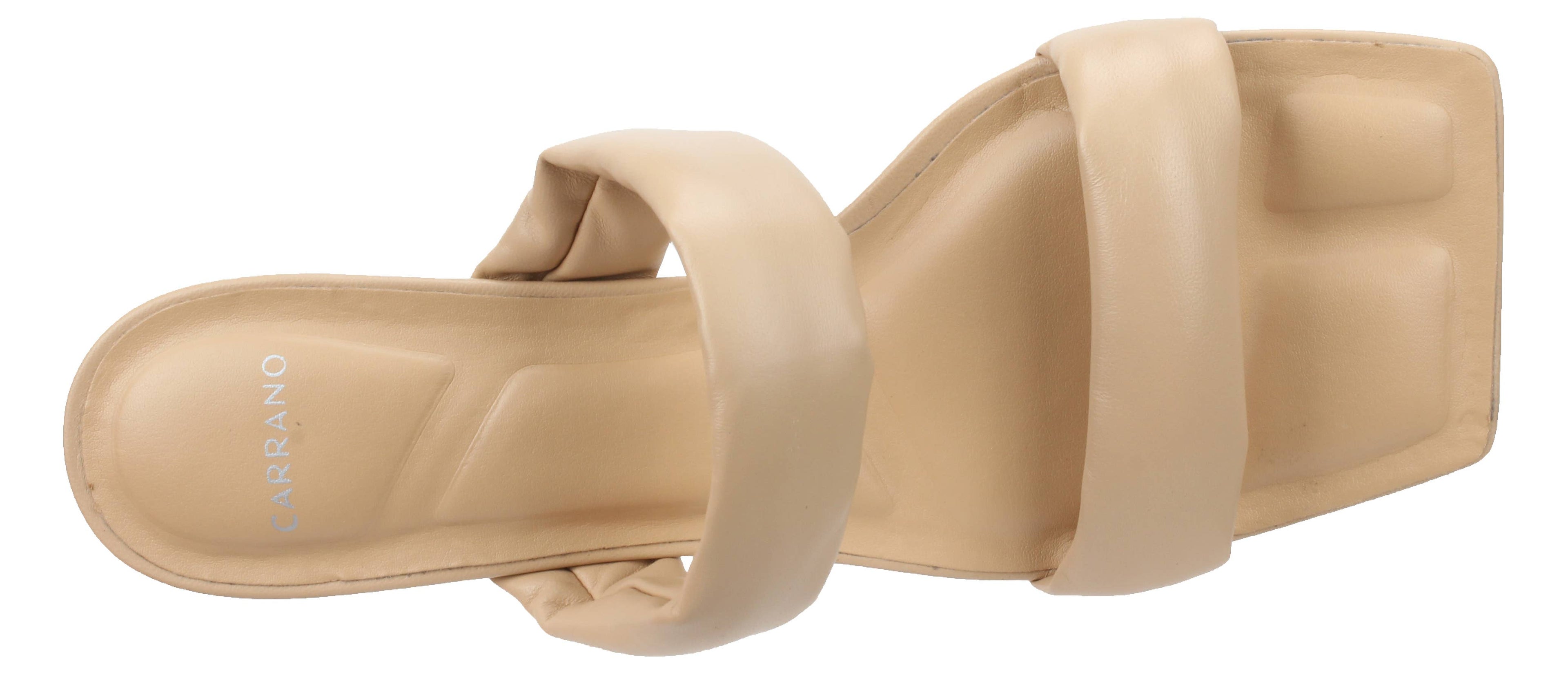 Phoebe - Leather Slide Sandal Cream 566004