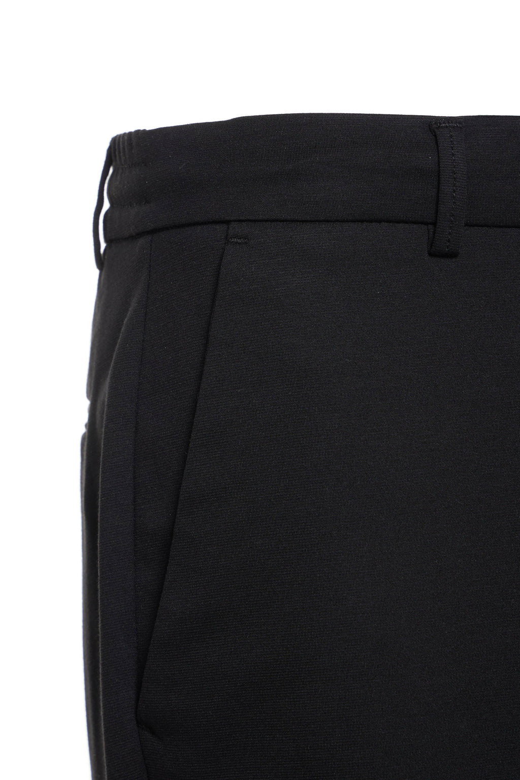 Black Knit Travel Short