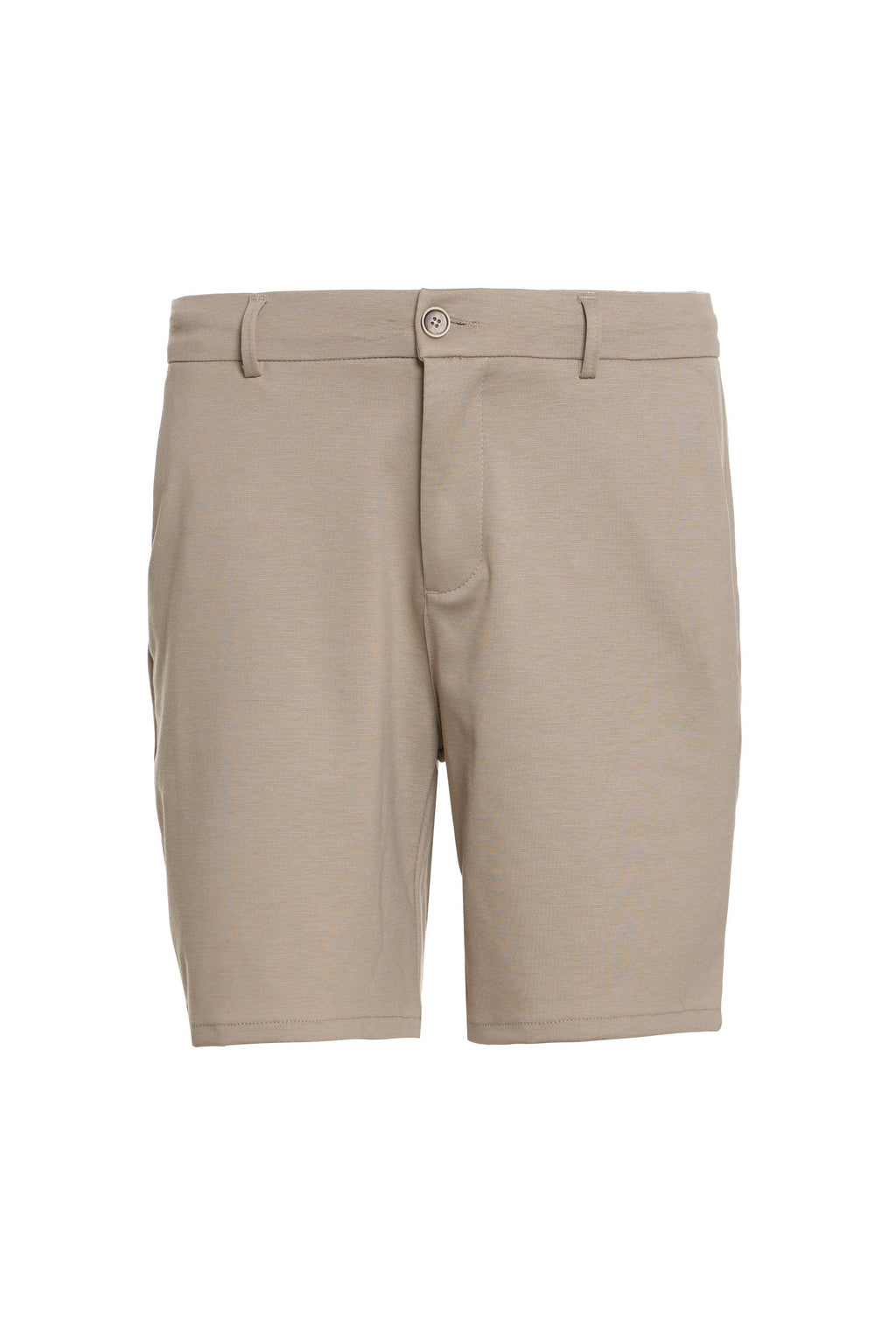 Beige Knit Travel Short