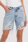 BOYFRIEND DENIM SHORTS
