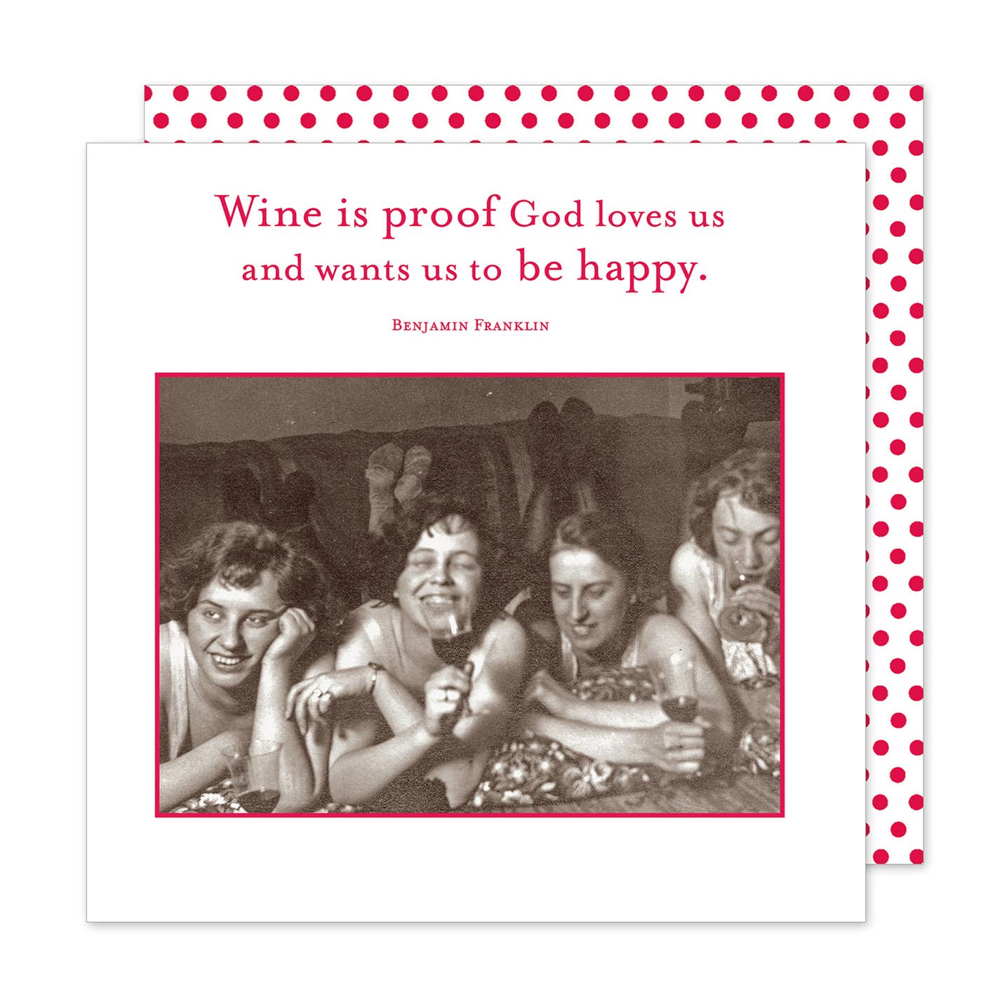 Wine Is Proof Beverage Napkin