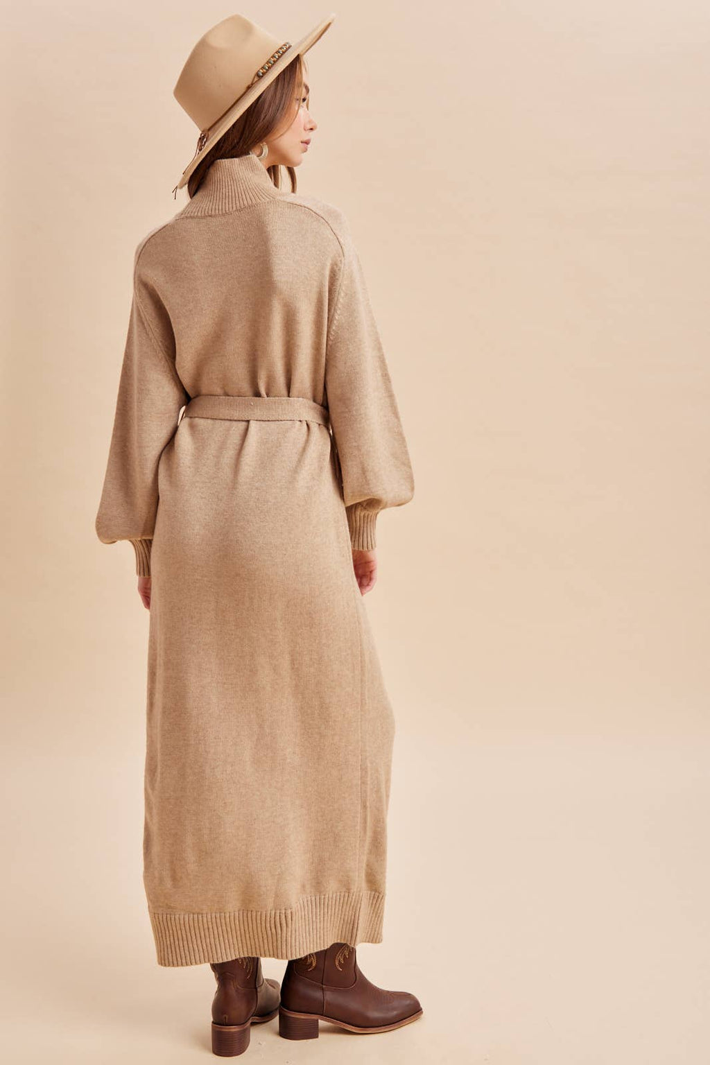 TURTLENECK SWEATER DRESS