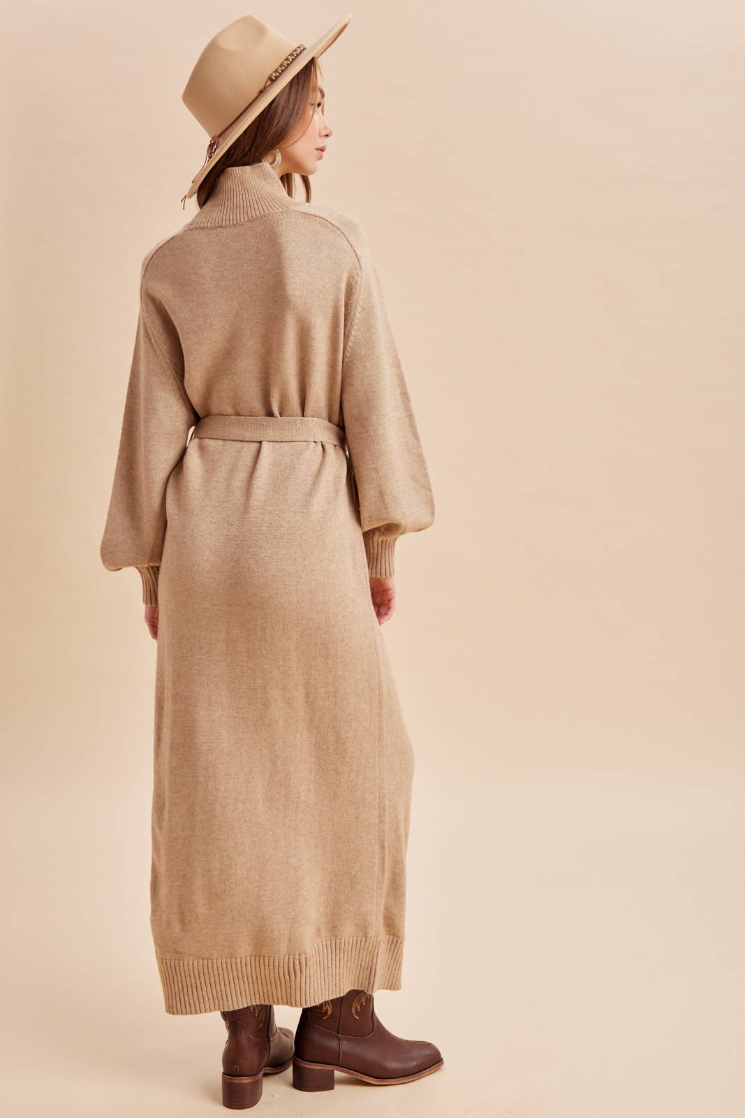 TURTLENECK SWEATER DRESS