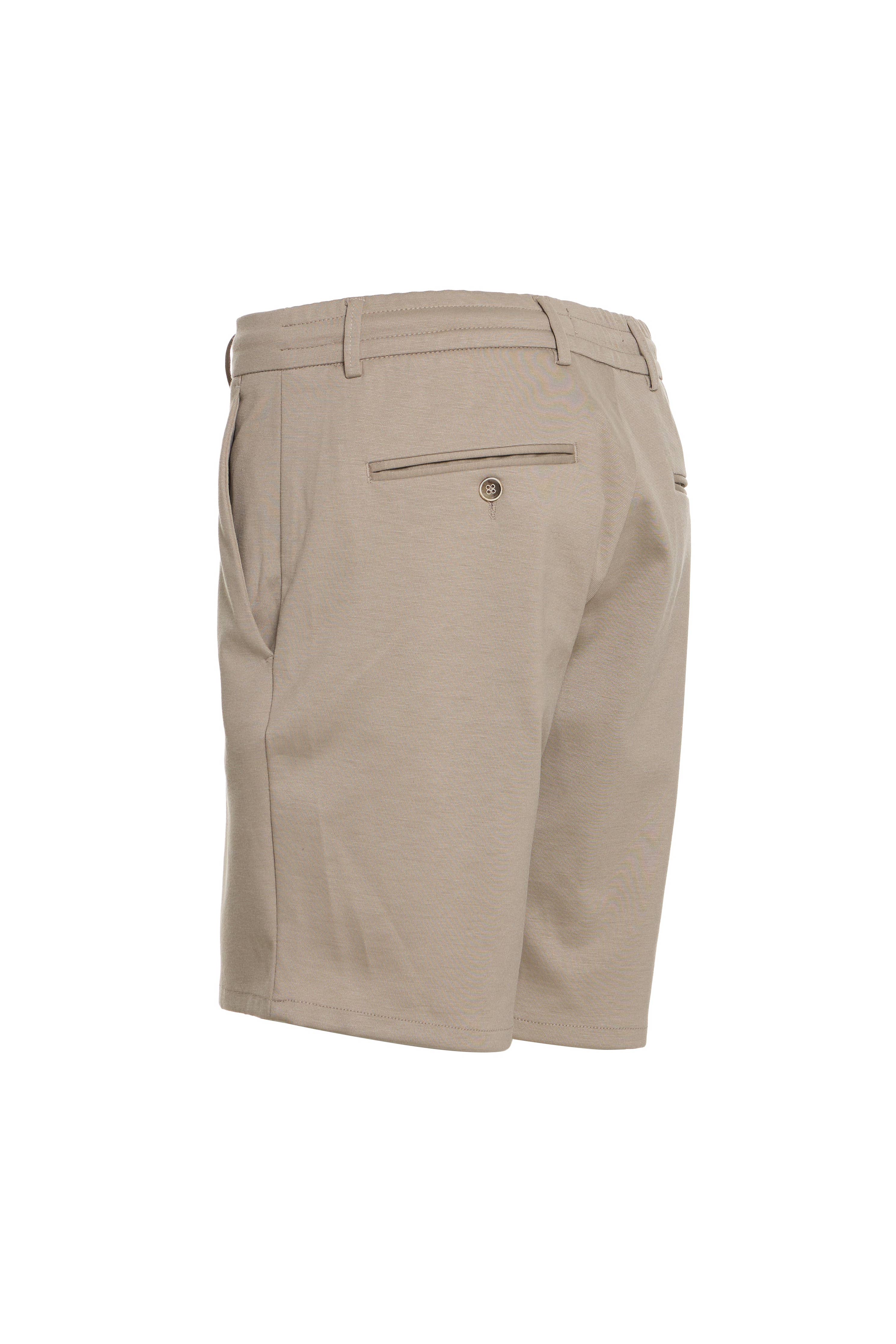 Beige Knit Travel Short