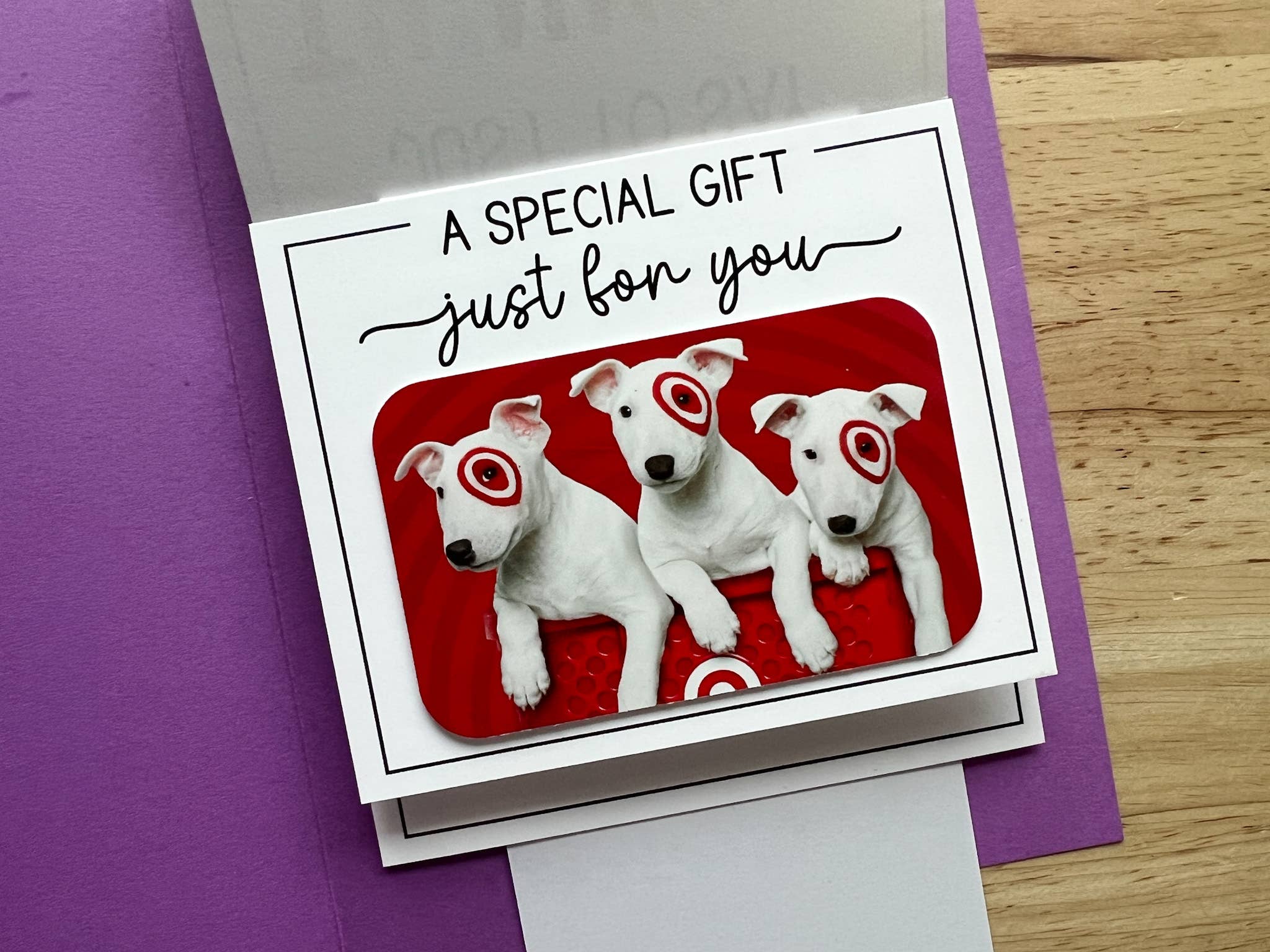 Teacher Appreciation Waterfall Single Gift Card Holder