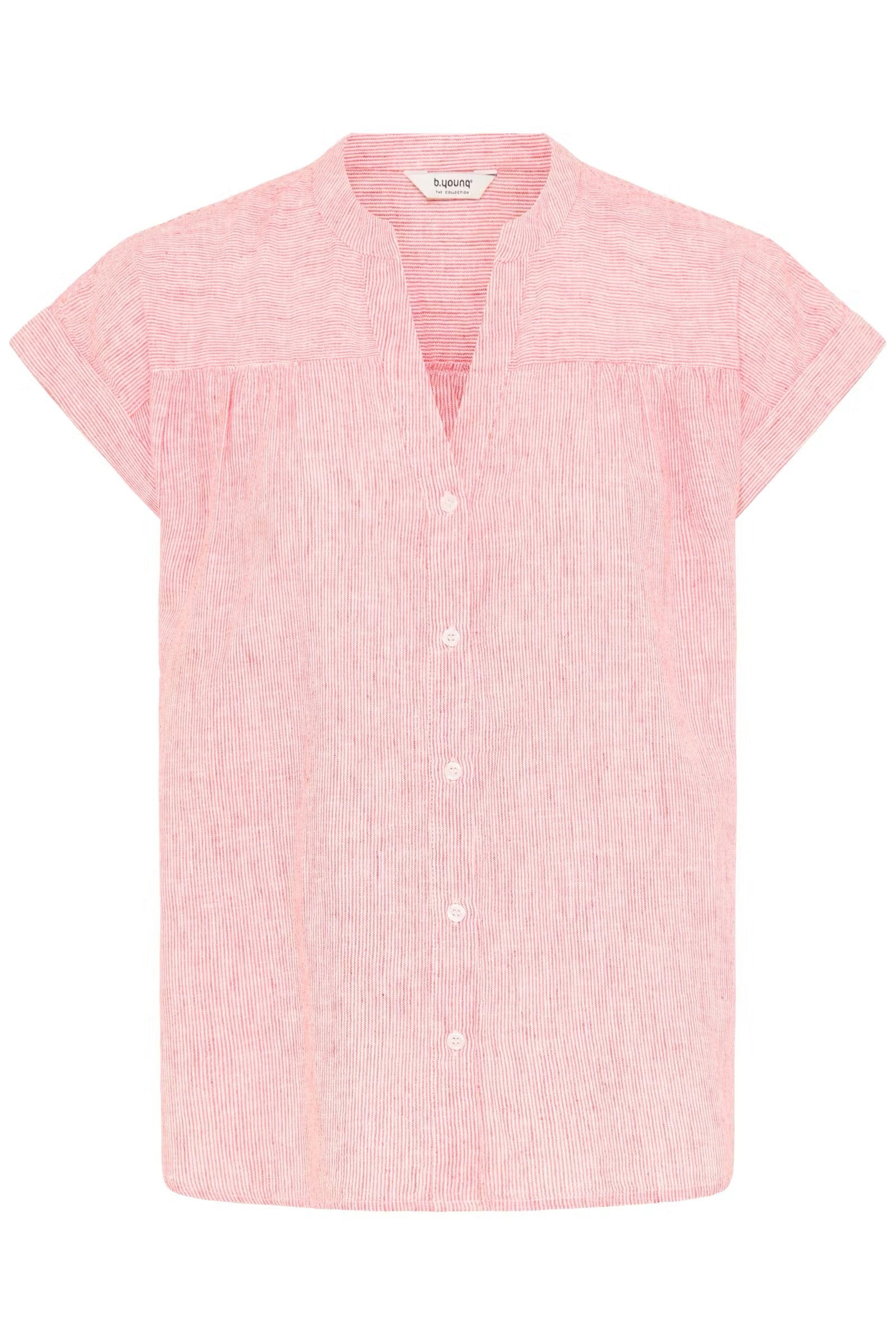 Byizola shirt in red stripe