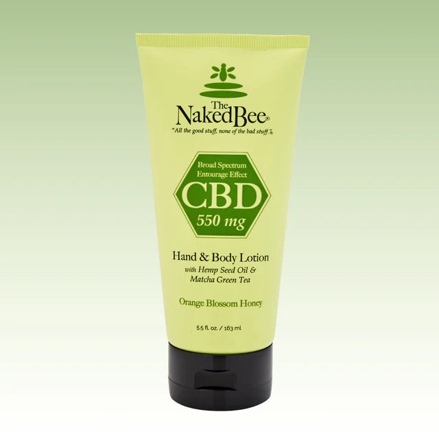 The Naked Bee CBD Broad Spectrum Hand & Body Lotion 5.5 fl oz