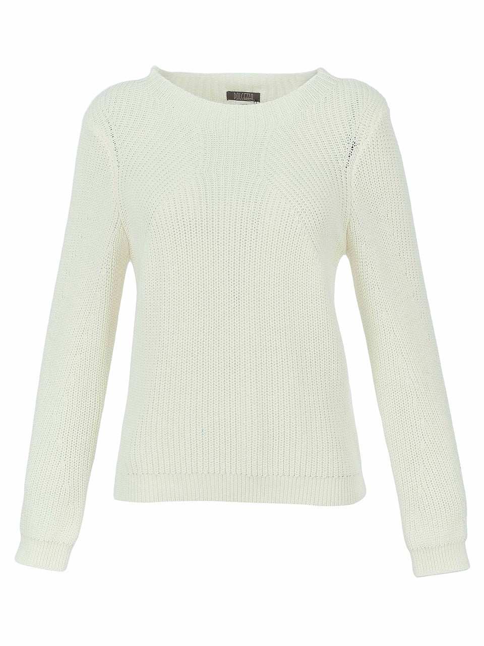 DOLCEZZA Knit Pullover in Off White
