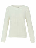 DOLCEZZA Knit Pullover in Off White