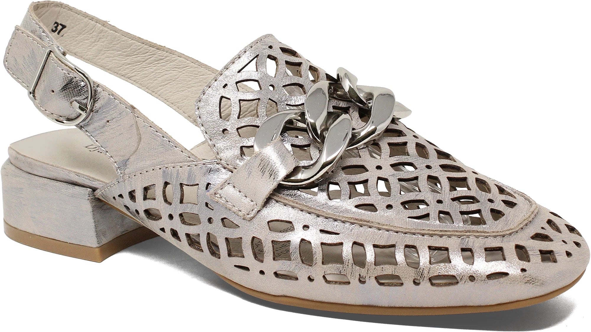Cooper Argento Scratch Leather Loafer