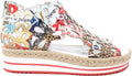 Adely Collage Print Sandal