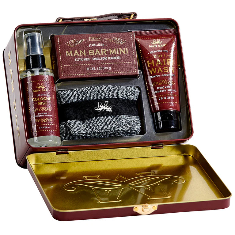 MAN BAR TRAVEL TIN SET - EXOTIC