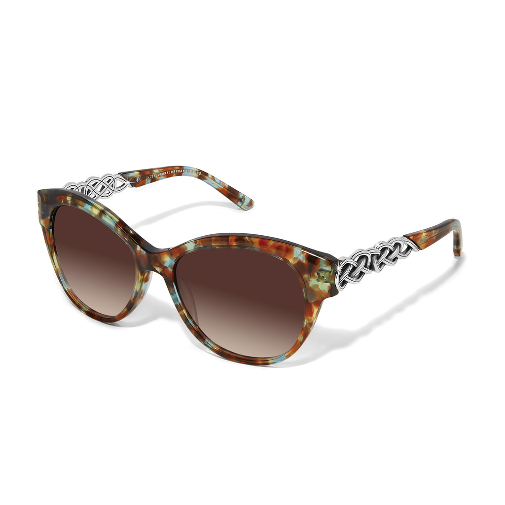 Interlok Braid Blue Havana Sunglasses