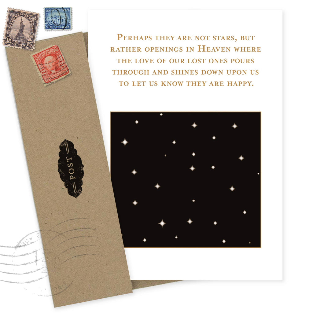 Stars In Heaven Sympathy Card