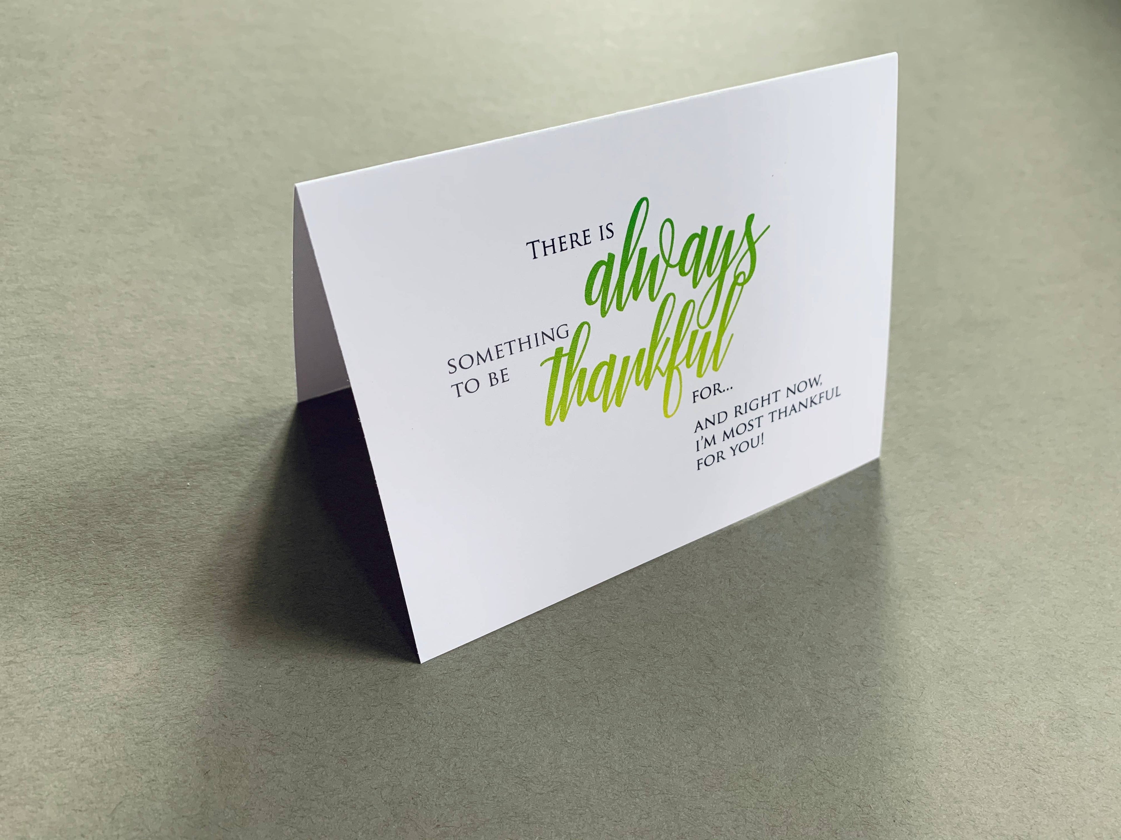 Expressing Gratitude