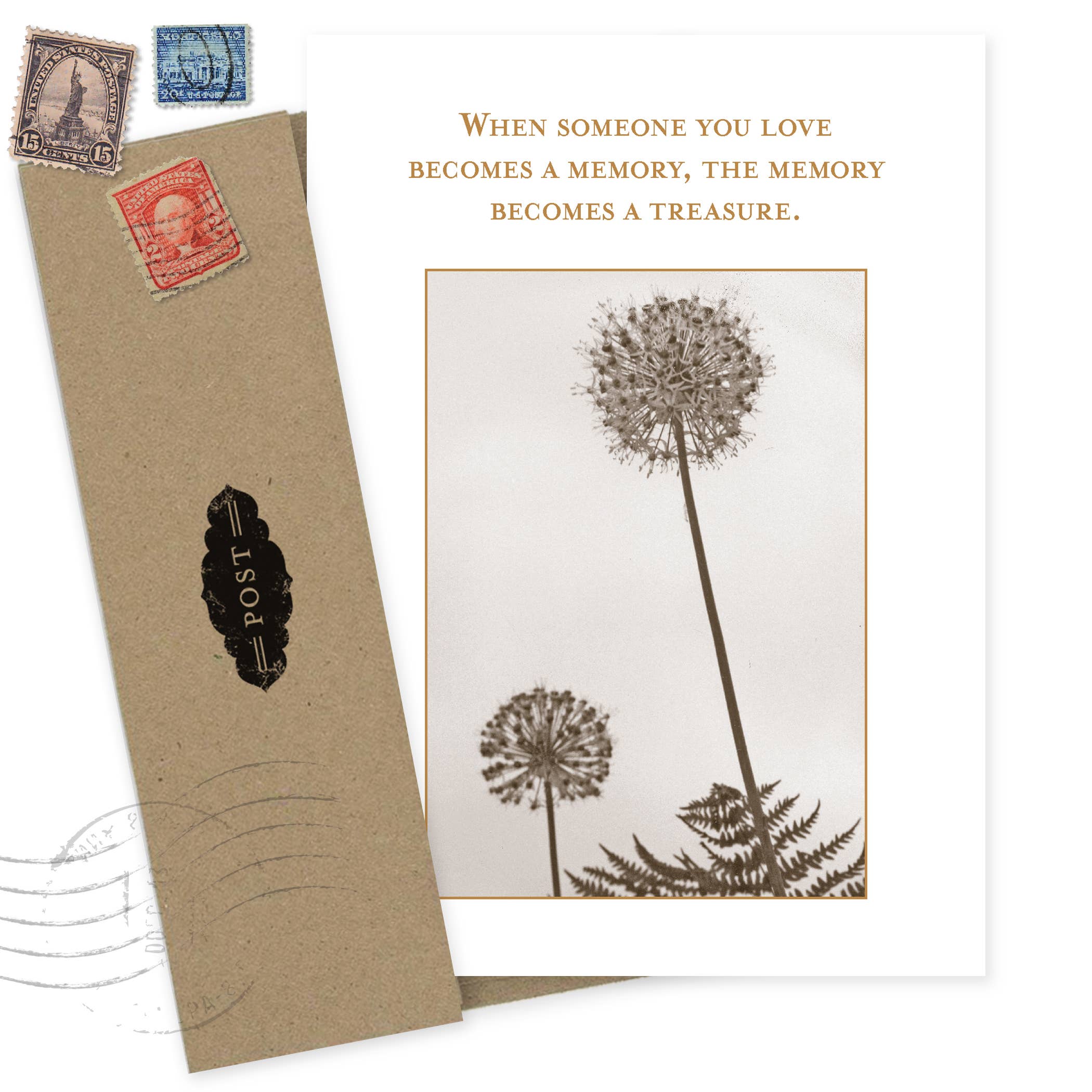 Memory Treasure Sympathy Card