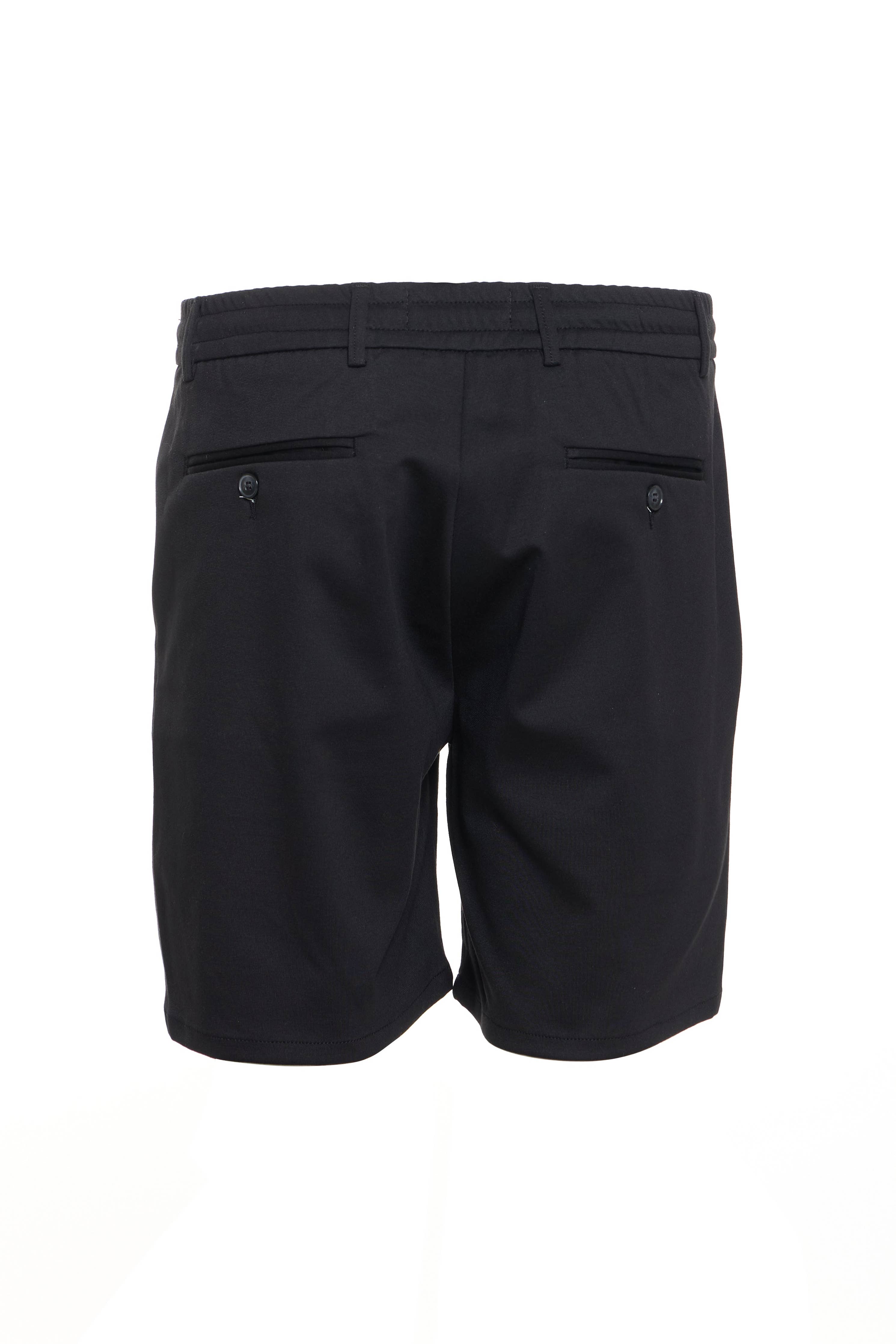Black Knit Travel Short
