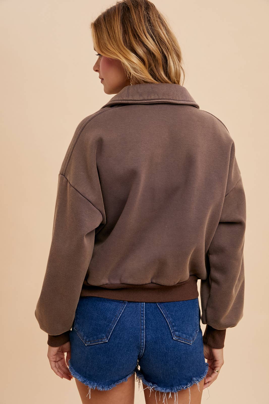 CROPPED POLO PULLOVER