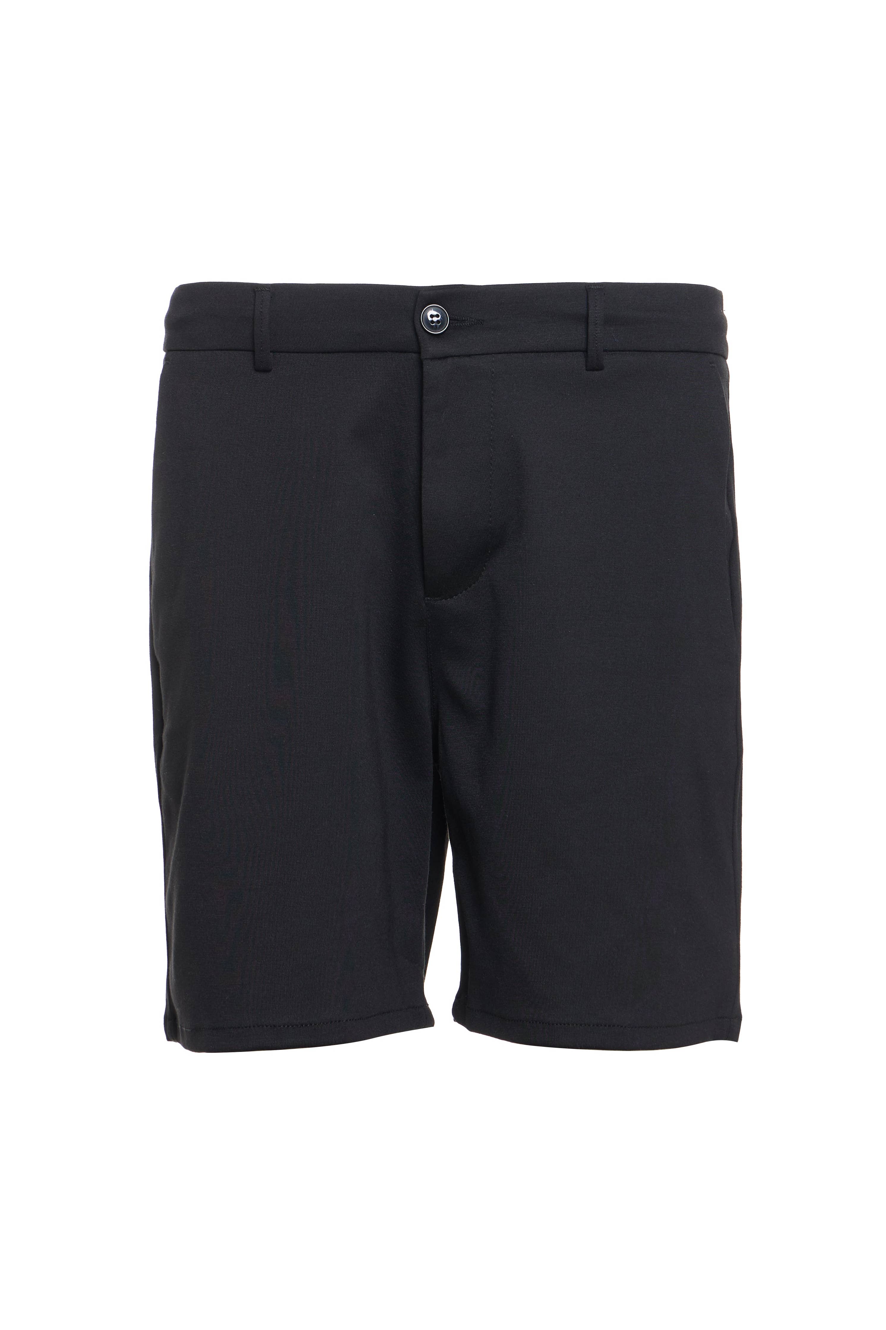 Black Knit Travel Short