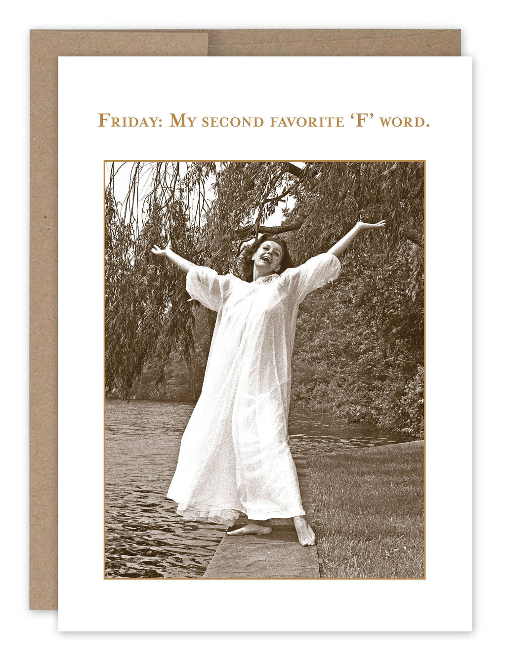 Friday: My Second Favorite "F" Word - Funny Birthday Card