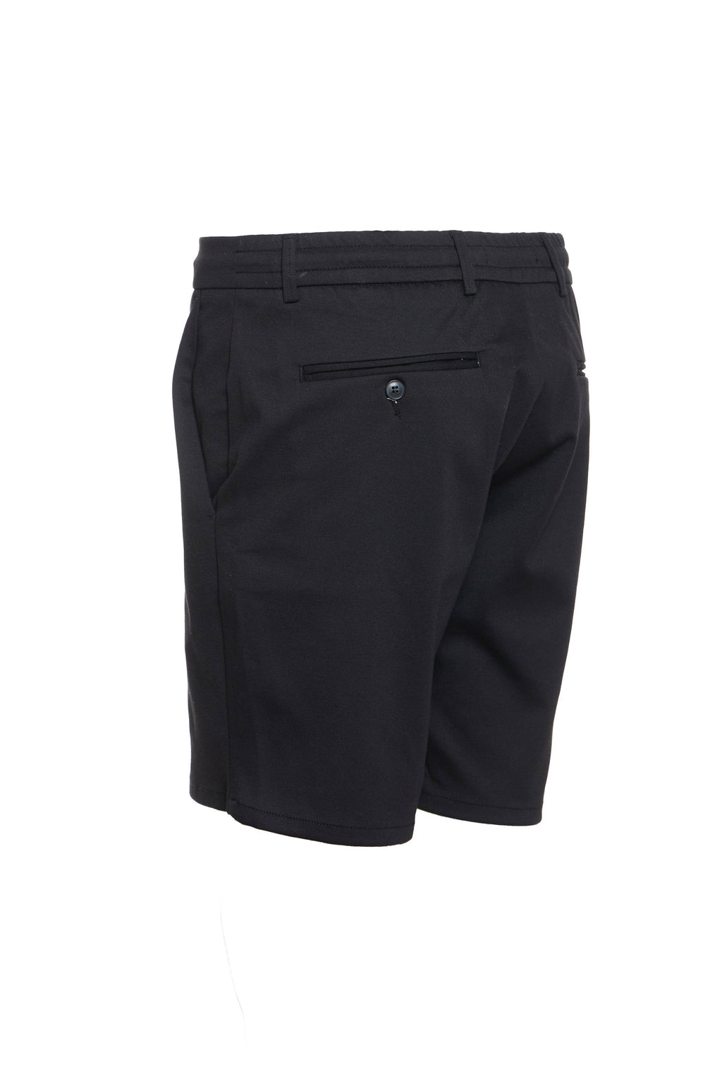 Black Knit Travel Short