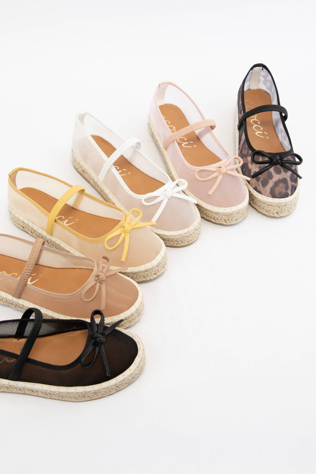 BIJOU MESH UPPER ESPADRILLE PLATFORM SLIP ON