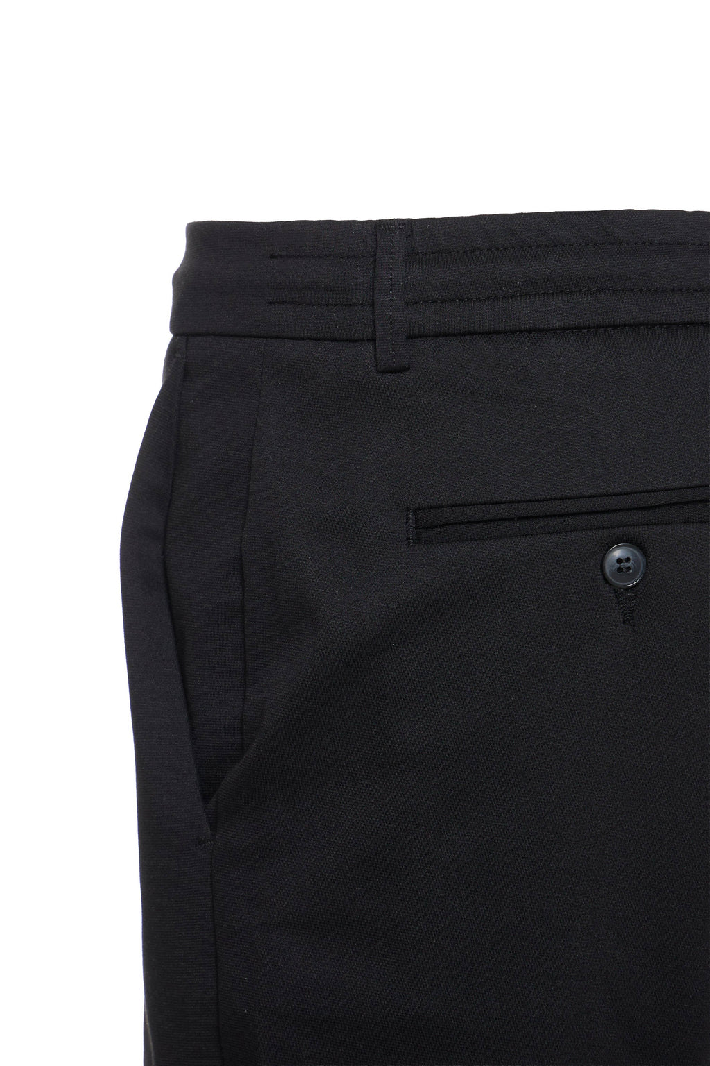 Black Knit Travel Short
