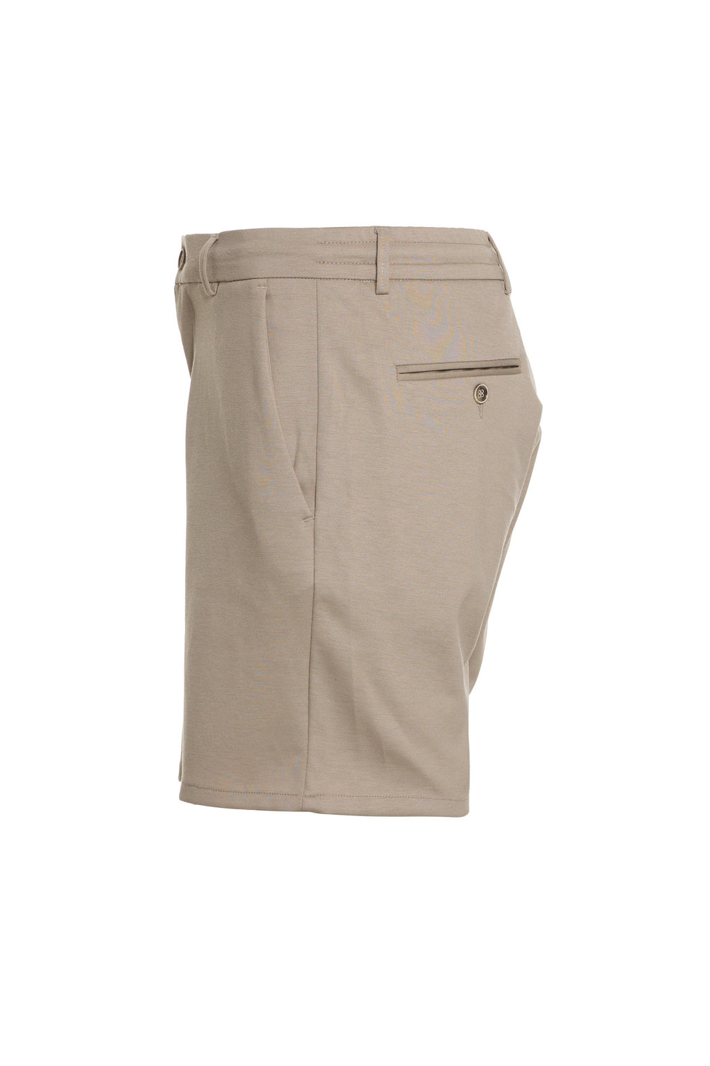 Beige Knit Travel Short
