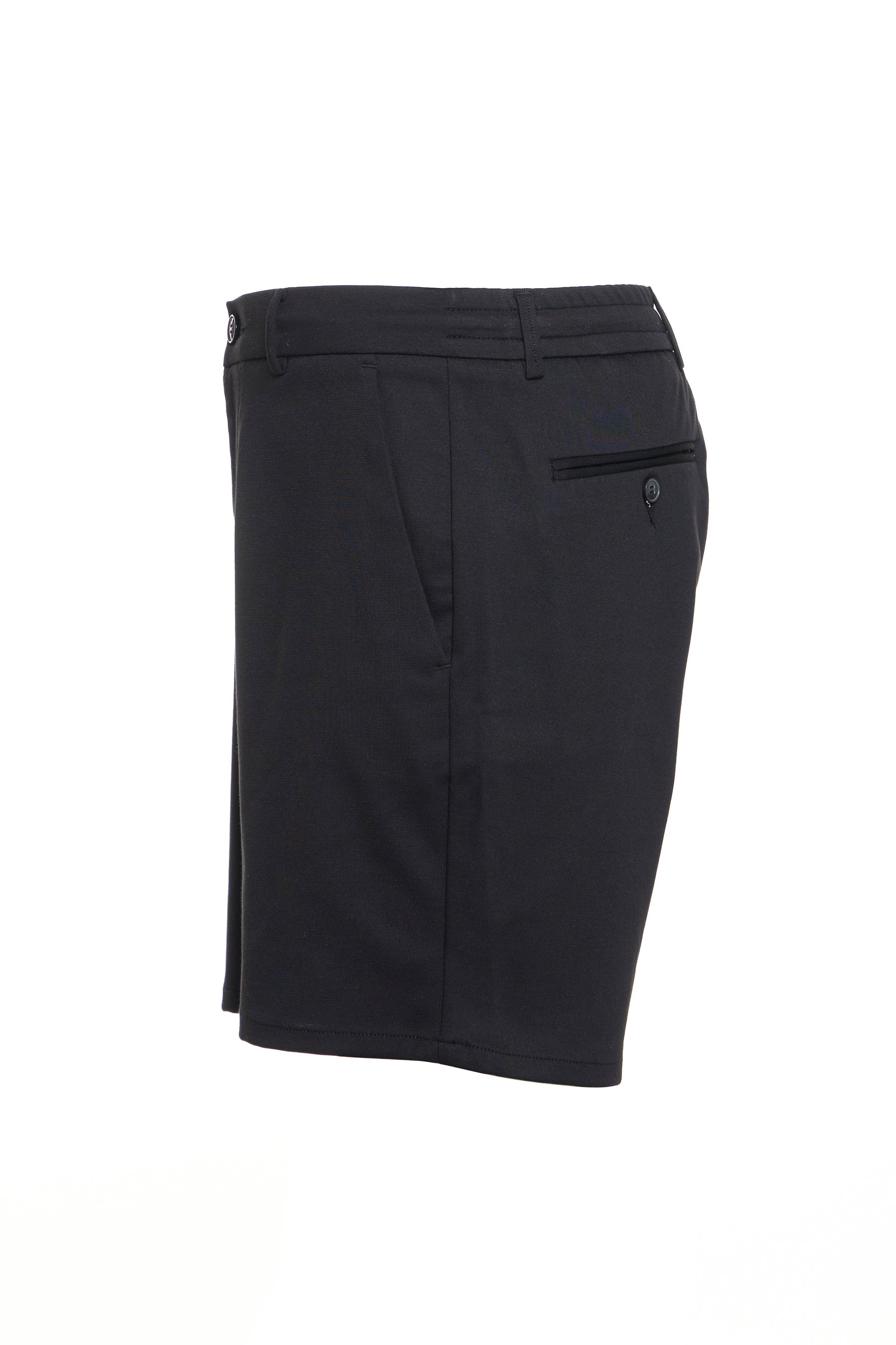 Black Knit Travel Short