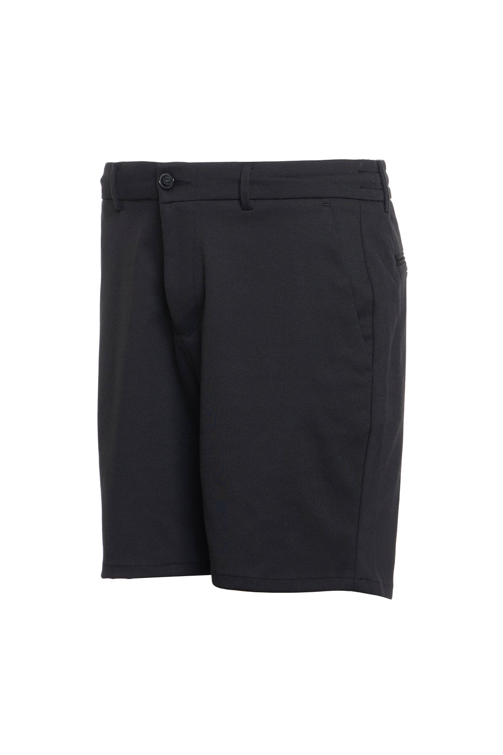 Black Knit Travel Short