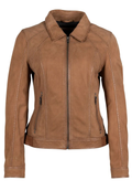 Sunny RF Leather Jacket in Cognac