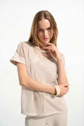 Silky Knit Mesh Top