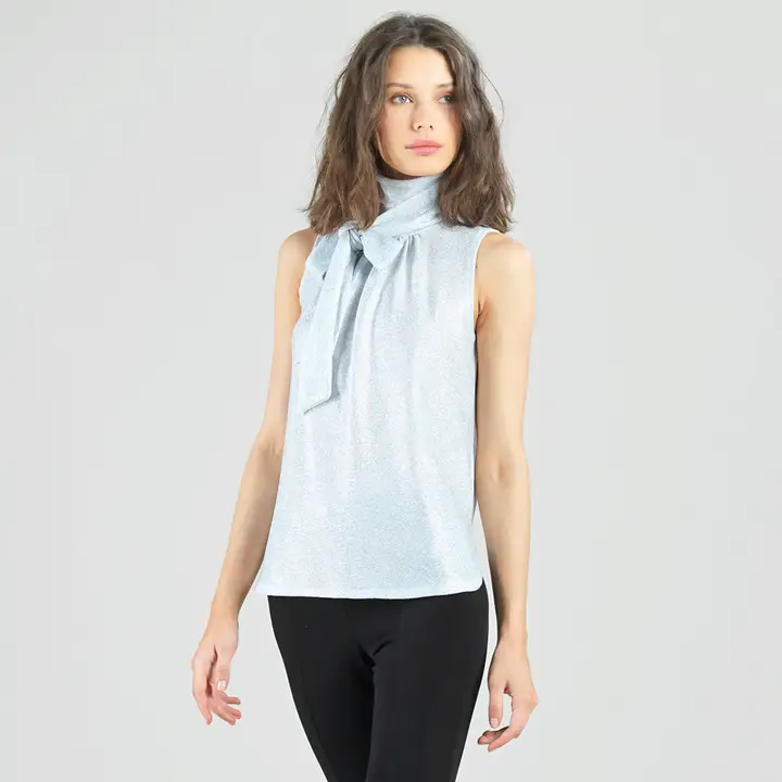 Shimmer Stretch Sleeveless Top