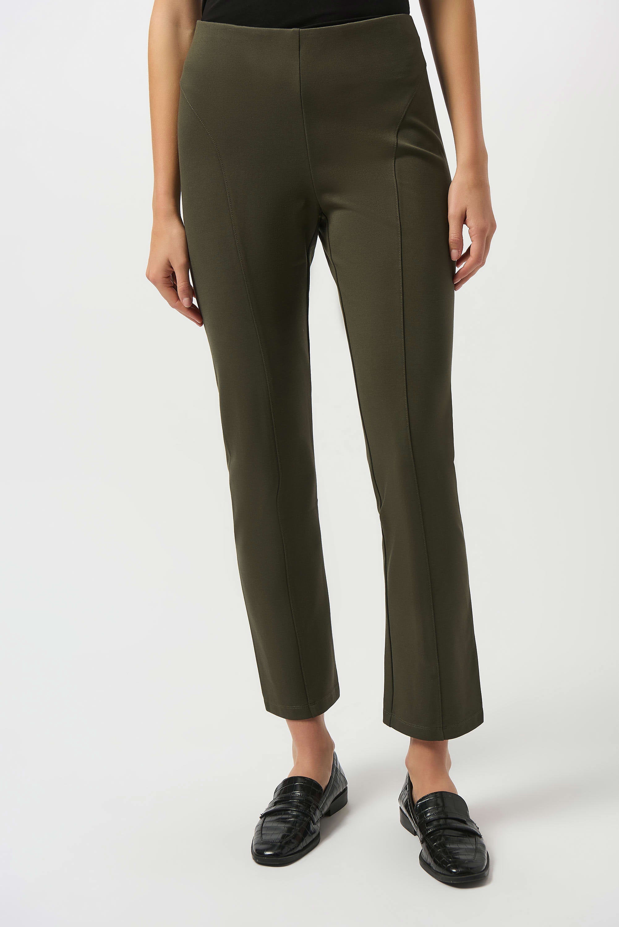 Heavy Knit Slim Fit Pull-On Pants